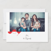 シンプルJoy Photo Christmas Card 招待状 (正面)