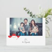 シンプルJoy Photo Christmas Card 招待状 (スタンド正面)
