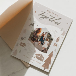 シンプルJoy Woodland Animals & Cozy Village写真 シーズンカード