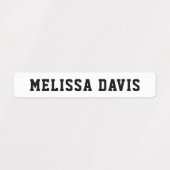 シンプルKids防水名ラベル ラベル (デザイン1)