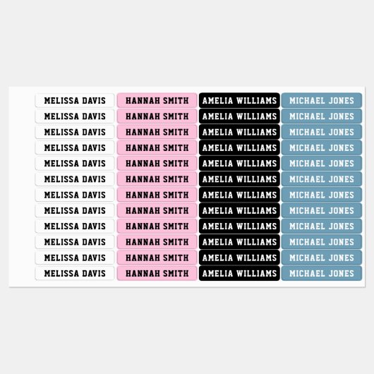 シンプルKids防水名ラベル ラベル (シート)