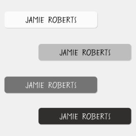 シンプルKids防水名 ラベル