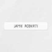 シンプルKids防水名 ラベル (デザイン1)