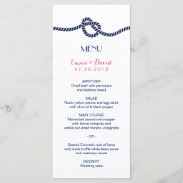 シンプルKnot Classyのメニュ航海のーの結び付け結婚方法 メニュー