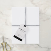 シンプルKraftミニマル事業名価格 ギフトタグ (より糸付き)