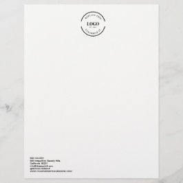 シンプルLARGE Businessロゴのカスタマイズ レターヘッド