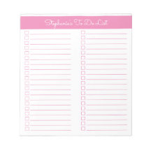 シンプルLight Pink 2列モダンチェックリスト