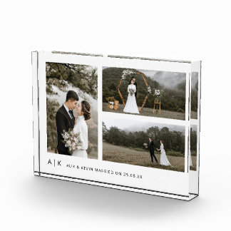 シンプルMemoryスタイリッシュ Keepsake Photo Block フォトブロック