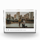 シンプルMemoryスタイリッシュ Keepsake Photo Block フォトブロック (正面)