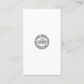 シンプルMicrosoft Qrコードビジネスとの接続企業の 名刺 (裏面)