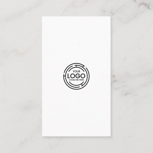 シンプルMicrosoft Qrコードビジネスとの接続企業の 名刺 (裏面)