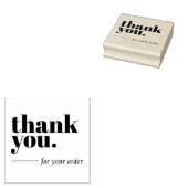 シンプルMinimalist Business Customer Thank You ラバースタンプ (押印)