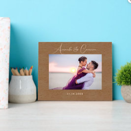 シンプルMo結婚Gramレーザエッチング写真フレーム レーザー彫刻フレーム