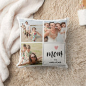 シンプルMomフォトコラージュハート装飾用クッション クッション (ブランケット)