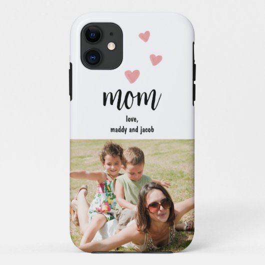 シンプルMom写真ケースメイトiPhoneケース Case-Mate iPhoneケース (裏面)