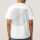 シンプルMONOGRAM GROOMSMENミニマルの名前を追加 Tシャツ (裏面)