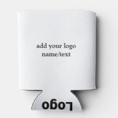 シンプルMONOGRAM GROOMSMEN Cミニマルの名前を追加 缶クーラー (裏面)