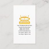 シンプルMotif Motif Logistics Transporter 名刺 (裏面)