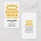 シンプルMotif Motif Logistics Transporter 名刺 (正面/裏面)