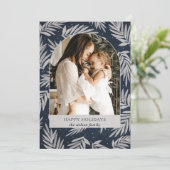 シンプルNavyモダン Branches Arch Photo シーズンカード (スタンド正面)