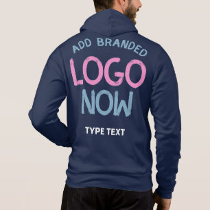 シンプルNAVY BLUEコンテンポラリーファッション・クライアントのクリーン パーカ