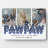 シンプルPawpaw祖父の写真 フォトプラーク (正面)