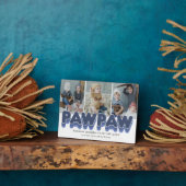 シンプルPawpaw祖父の写真 フォトプラーク (側面)