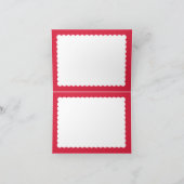 シンプルPHOTOモダンミニマルフェスティバル斑赤 シーズンカード (内部)