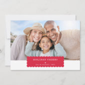 シンプルPHOTOモダンミニマルホタテ シーズンカード (正面)