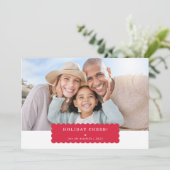 シンプルPHOTOモダンミニマルホタテ シーズンカード (スタンド正面)