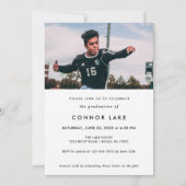 シンプルPhoto 2025 Graduation Party 招待状 (裏面)