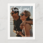 シンプルPhoto'sの写真に結婚感謝 ポストカード (正面)