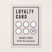  シンプルPink Lash Extensions AfterCareカード (裏面)