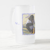 シンプルPLASURES! フロストグラスビールジョッキ (正面左)