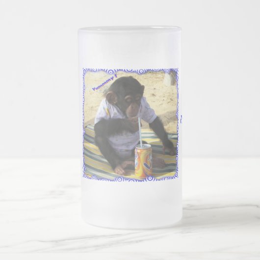 シンプルPLASURES! フロストグラスビールジョッキ (中央)