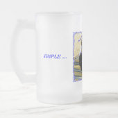 シンプルPLASURES! フロストグラスビールジョッキ (左)