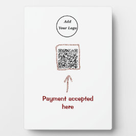 シンプルq rコーミニマルド追加ロゴスキャンコード名te フォトプラーク