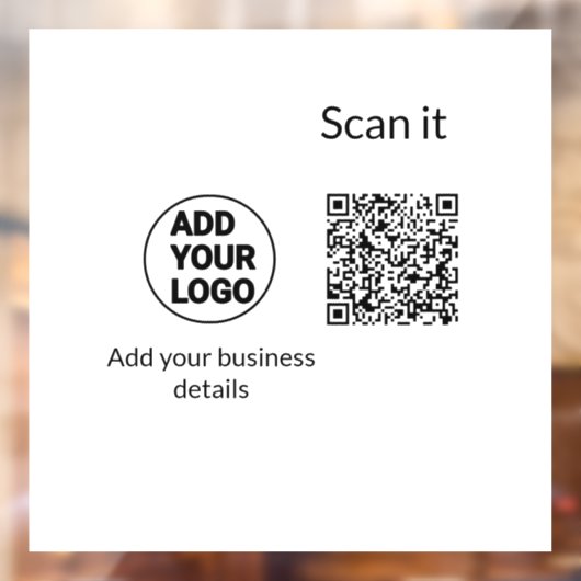 シンプルq rコーミニマルド追加ロゴスキャンコード名we ウィンドウサイン (シート2)