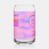 シンプルq rコーミニマルド追加ロゴスキャンコード名we ガラス缶 (左)