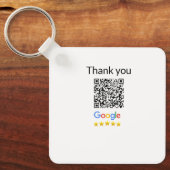 シンプルq rコーミニマルド追加ロゴスキャンコード名we キーホルダー (正面)