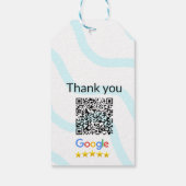 シンプルq rコーミニマルド追加ロゴスキャンコード名we ギフトタグ (裏面)