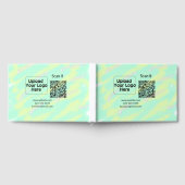 シンプルq rコーミニマルド追加ロゴスキャンコード名we ゲストブック (全面)