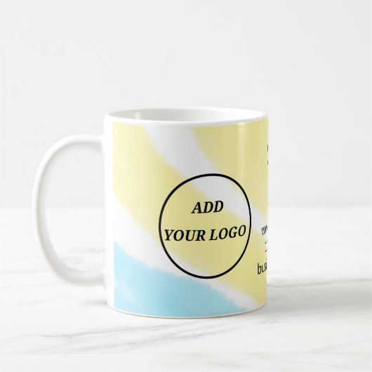 シンプルq rコーミニマルド追加ロゴスキャンコード名we コーヒーマグカップ (左)