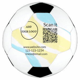 シンプルq rコーミニマルド追加ロゴスキャンコード名we サッカーボール