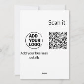 シンプルq rコーミニマルド追加ロゴスキャンコード名we シーズンカード (裏面)