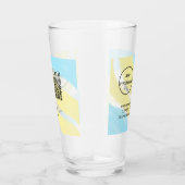 シンプルq rコーミニマルド追加ロゴスキャンコード名we タンブラーグラス (右)