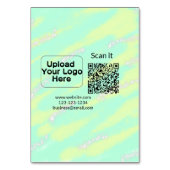 シンプルq rコーミニマルド追加ロゴスキャンコード名we テーブルナンバー (裏面)