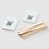 シンプルq rコーミニマルド追加ロゴスキャンコード名we ハンドファン (組立なし)