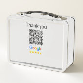 シンプルq rコーミニマルド追加ロゴスキャンコード名we メタルランチボックス (裏面)