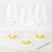 シンプルq rコーミニマルド追加ロゴスキャンコード名we ワイングラスタグ (セット)